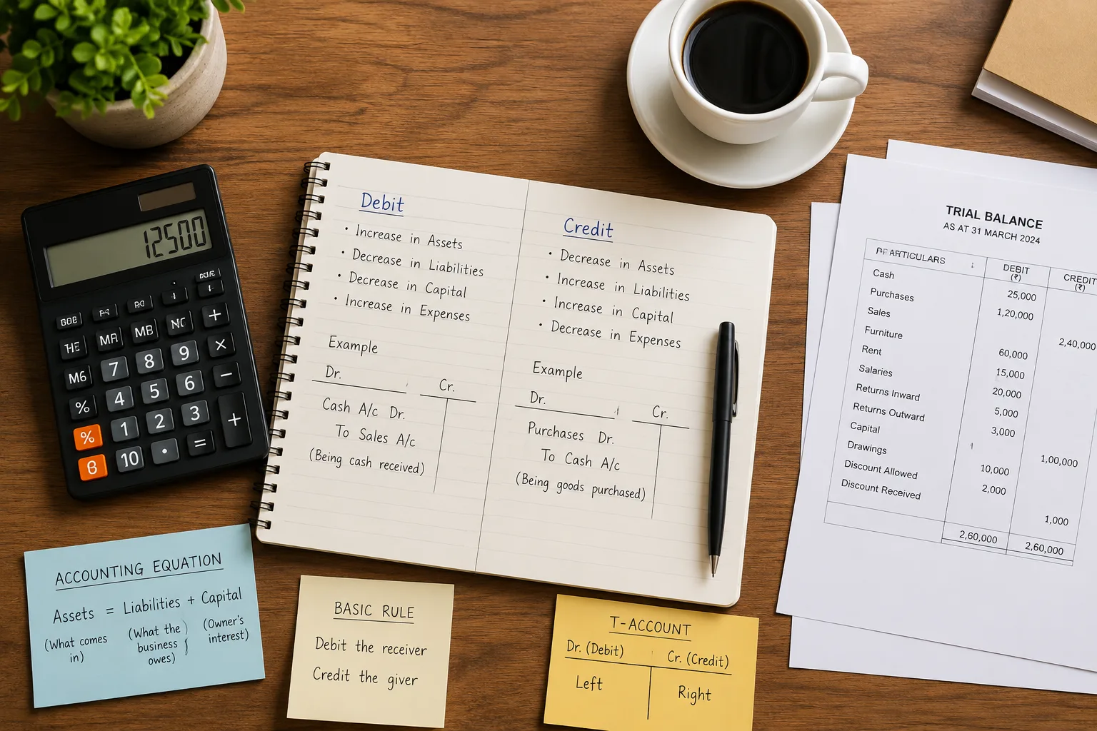 Debit and Credit Explained Simply for POA Students