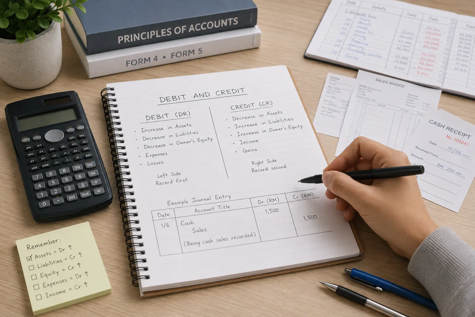 Principles of Accounts tuition