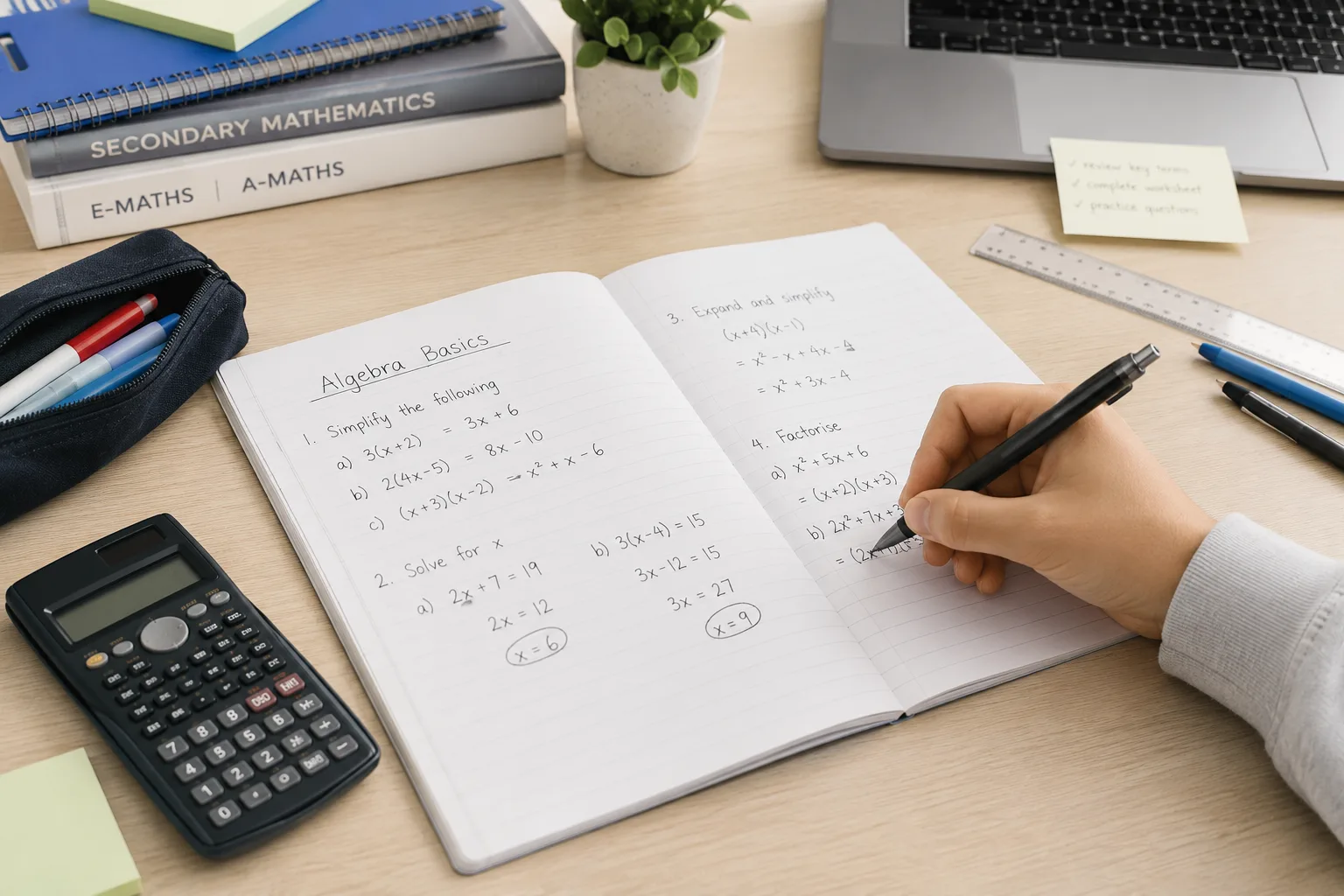 Secondary E and A Maths tuition